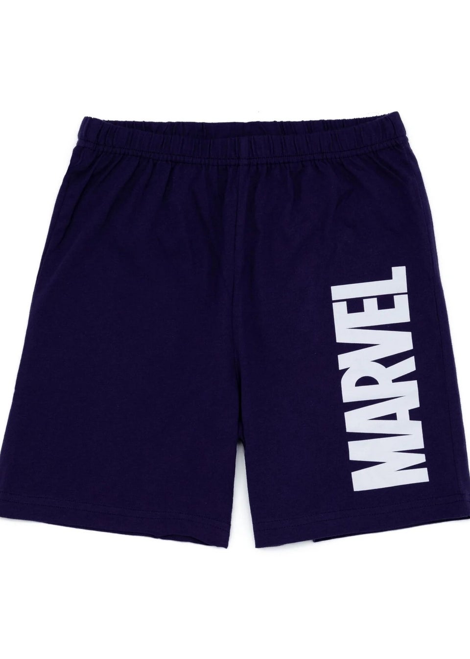 Marvel Kids Navy/White Superhero Short Pyjama Set (2-8yrs)