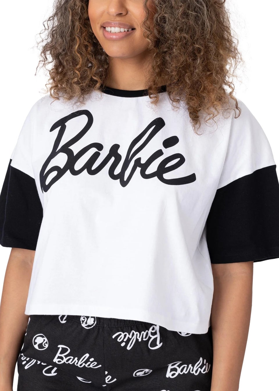 Barbie Black/White Short Pyjama Set