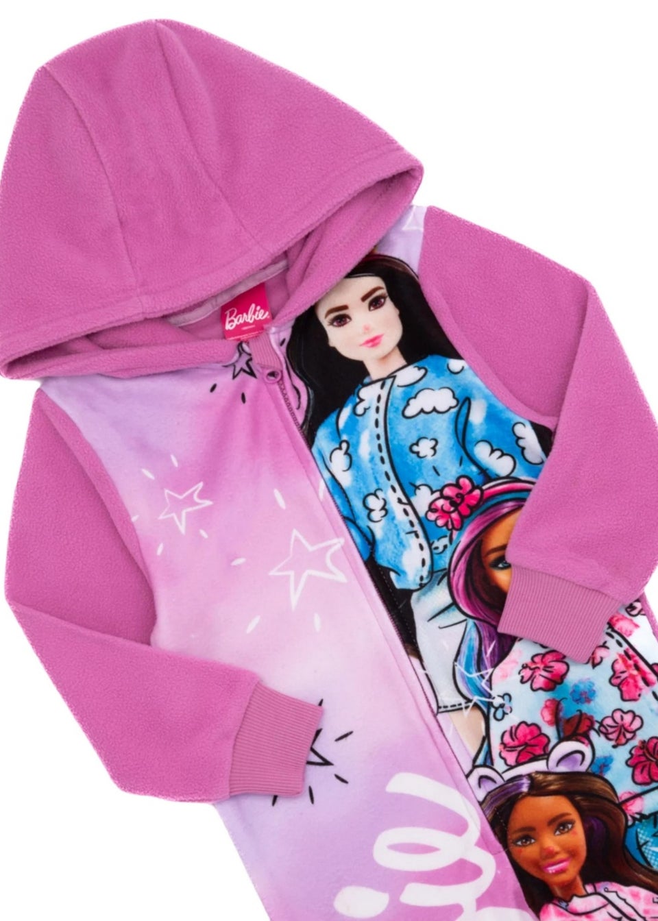 Barbie Girls Pink All-In-One Nightwear (3-12yrs)