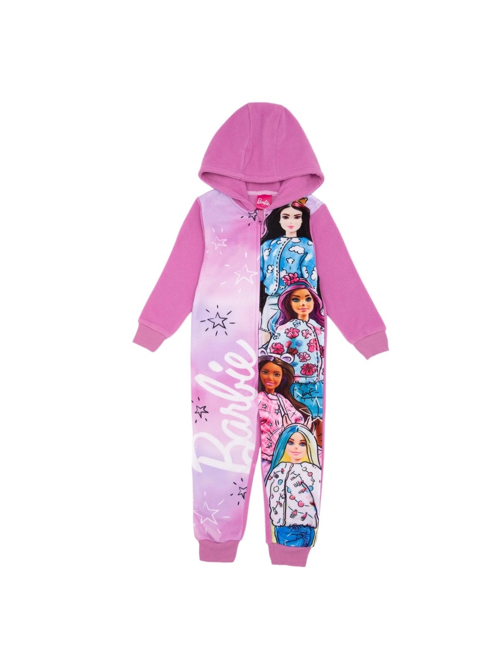 Barbie Girls Pink All-In-One Nightwear (3-12yrs)