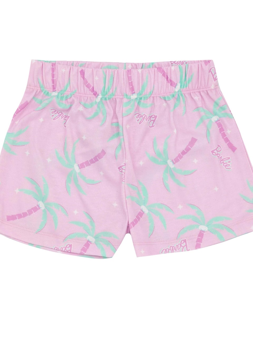 Barbie Girls Pink Short Pyjama Set (5-12yrs)