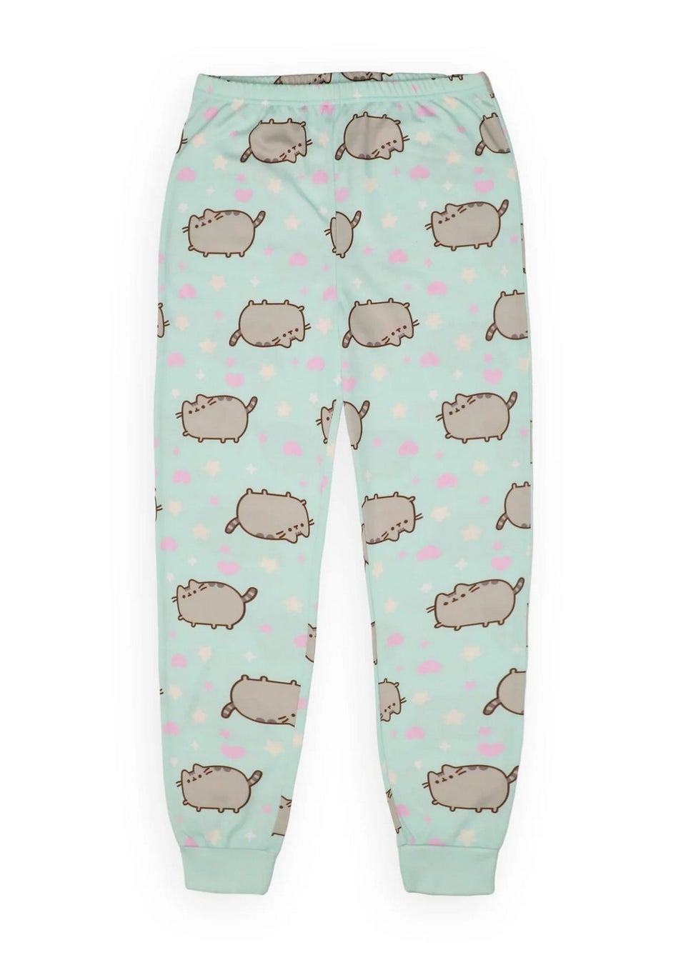 Pusheen Kids Green Meow Scatter Short-Sleeved Pyjama Set (9-14yrs)
