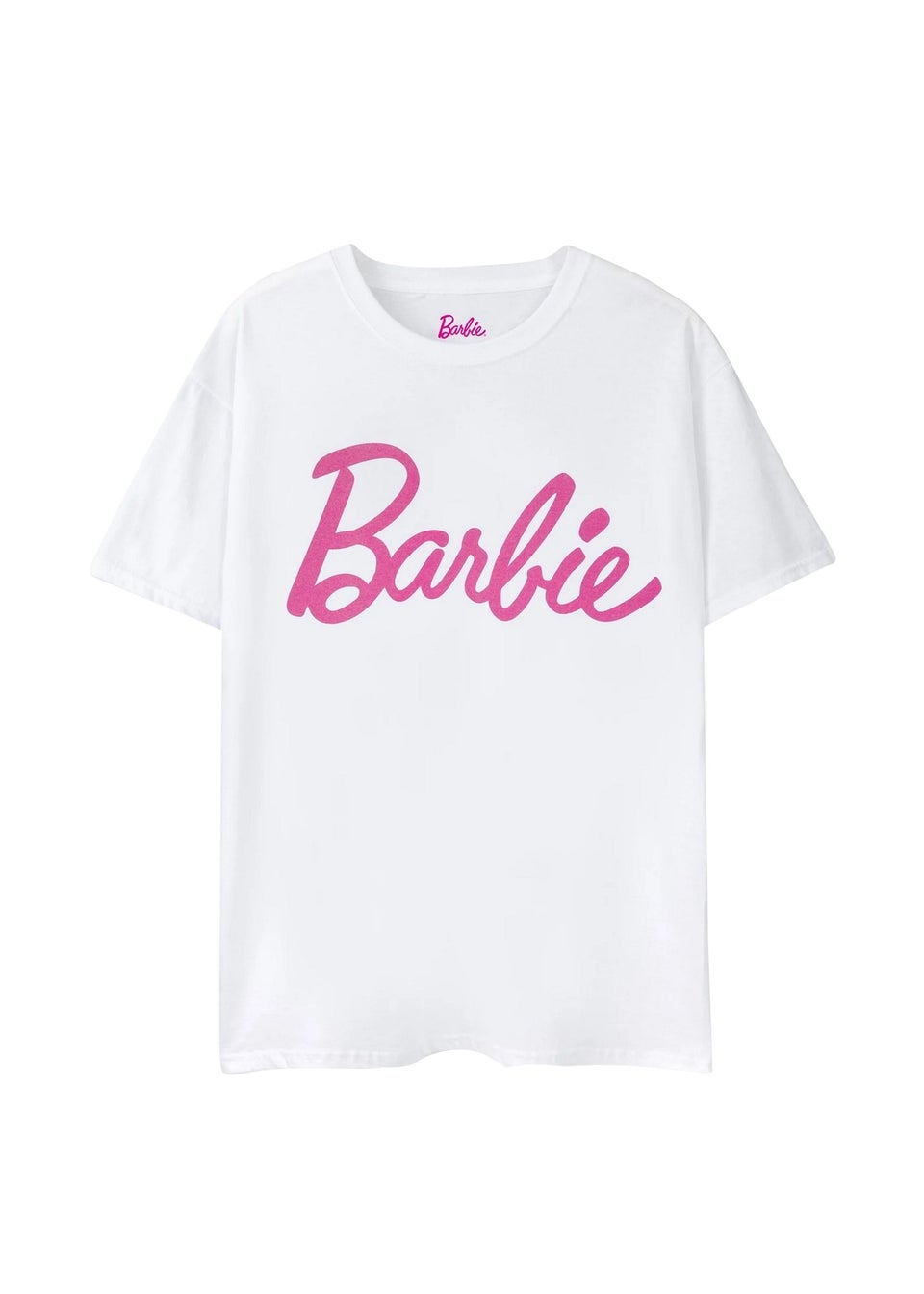 Barbie White Classic Logo T-Shirt