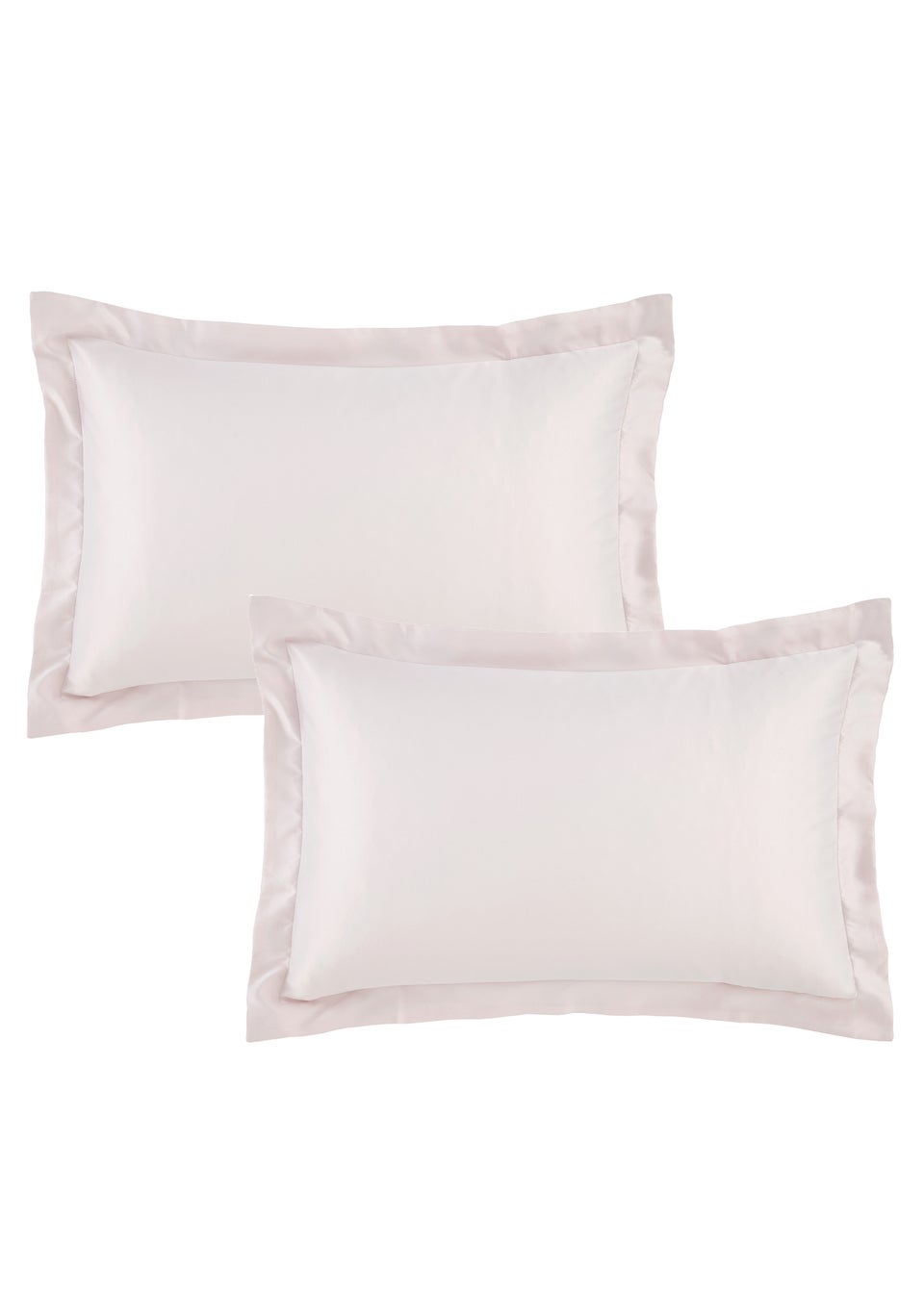 Catherine Lansfield Silky Soft Satin Oxford Pillowcase Pair