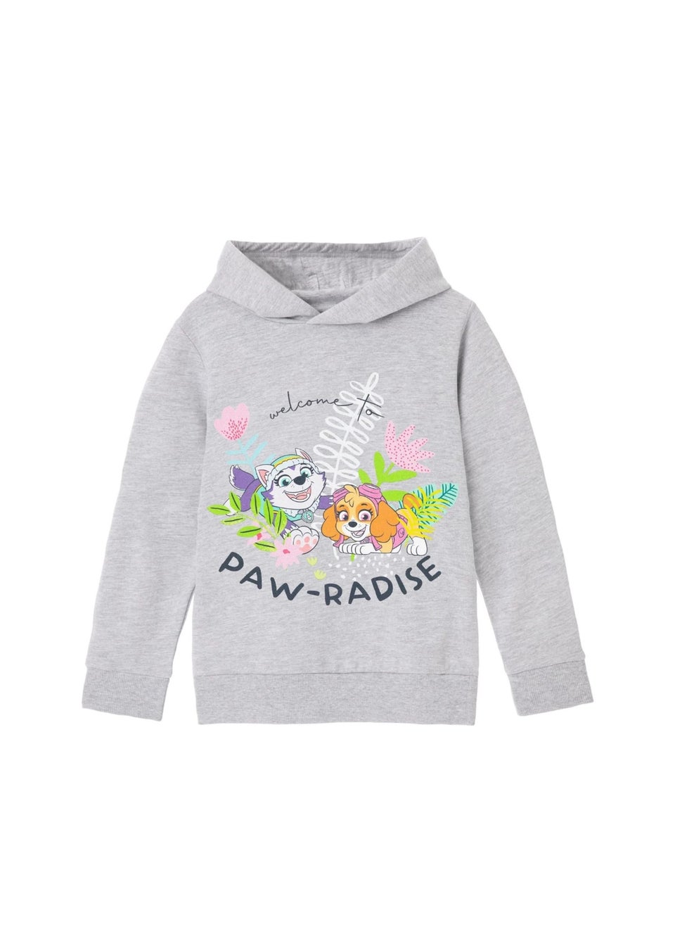 Paw Patrol Kids Grey Paw-Radise Hoodie (3-8yrs)