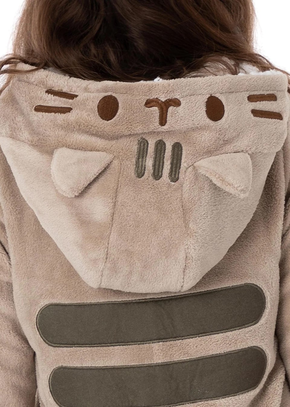 Pusheen Kids Brown 3D Ears Sleepsuit (9-14yrs)