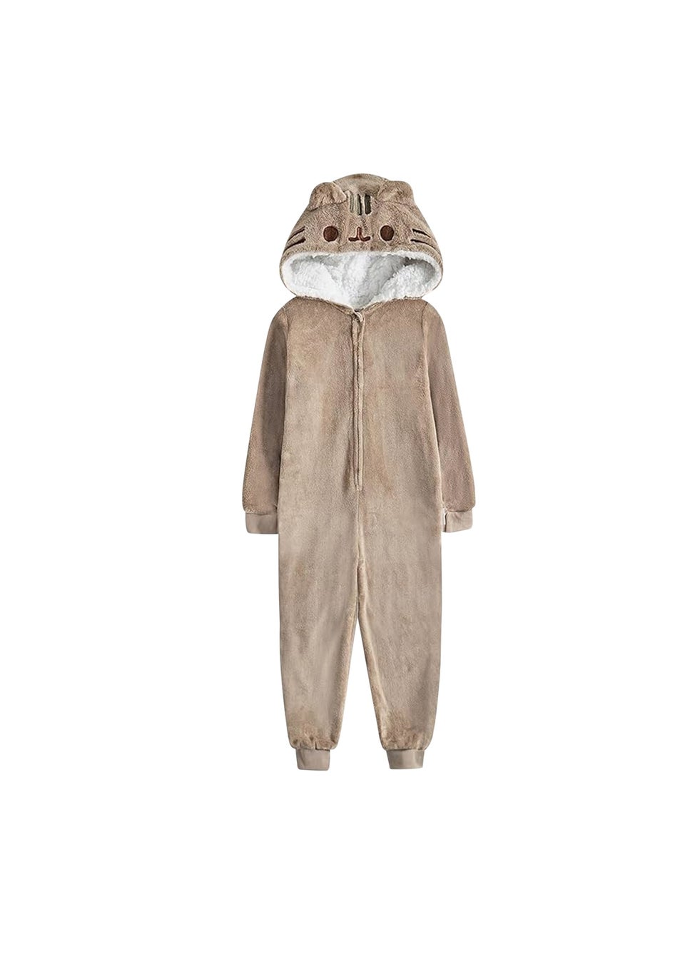 Pusheen Kids Brown 3D Ears Sleepsuit (9-14yrs)