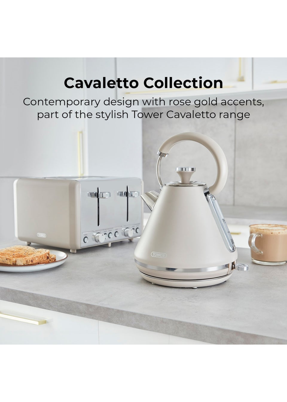 Tower Cavaletto Pyramid Kettle (1.7L)