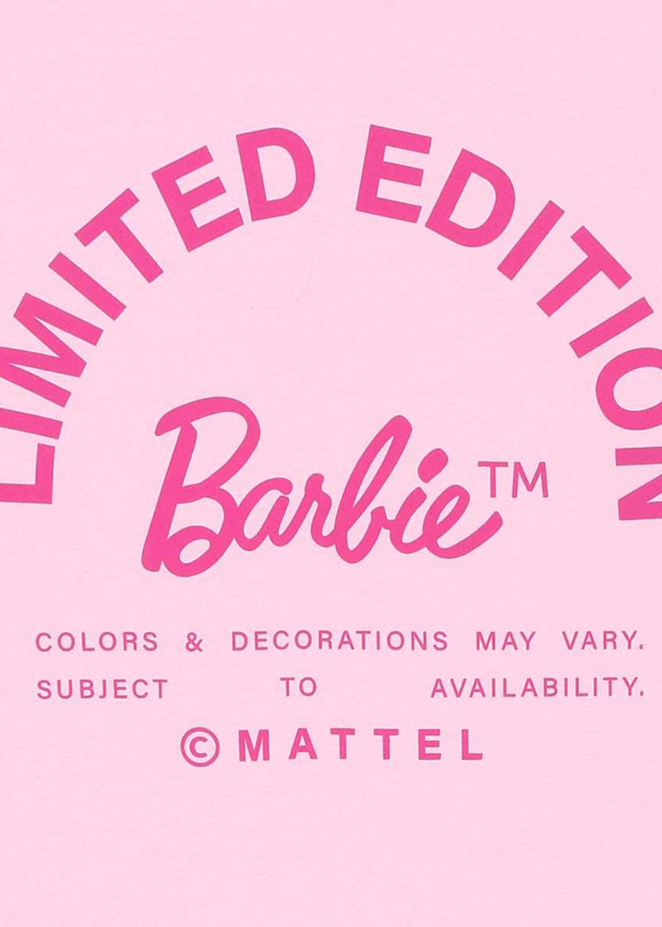 Barbie Pink Limited Edition Logo T-Shirt