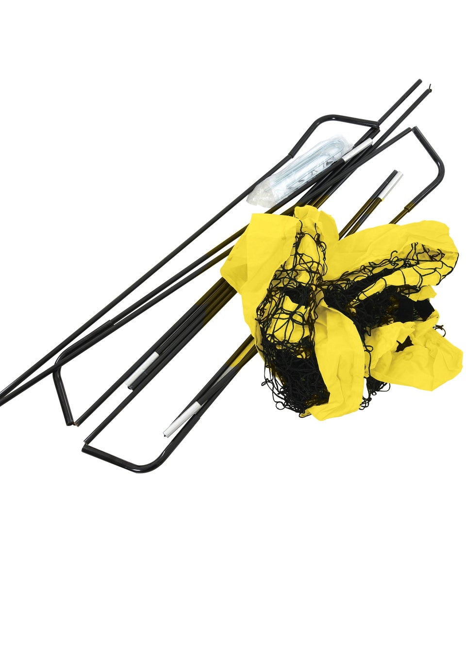 Kickmaster Yellow Fibreglass Flexi Goal 8ft (H120cm x W244cm x L120cm)