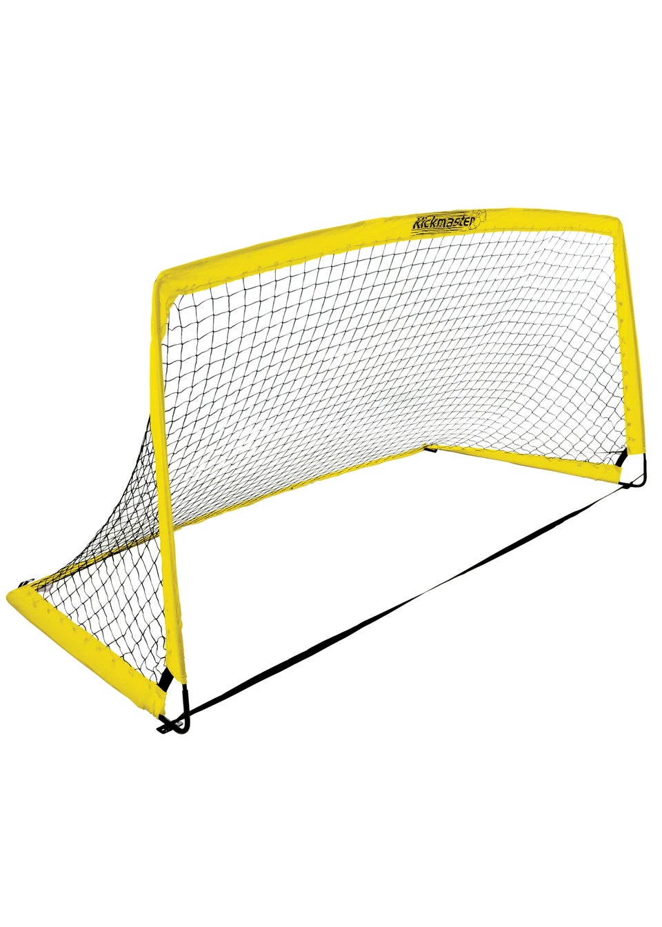 Kickmaster Yellow Fibreglass Flexi Goal 8ft (H120cm x W244cm x L120cm)