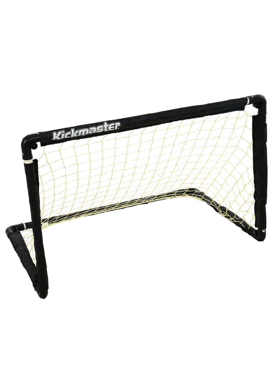 Kickmaster Black One on One Folding Goal Set (W90cm x H61cm x D59cm)