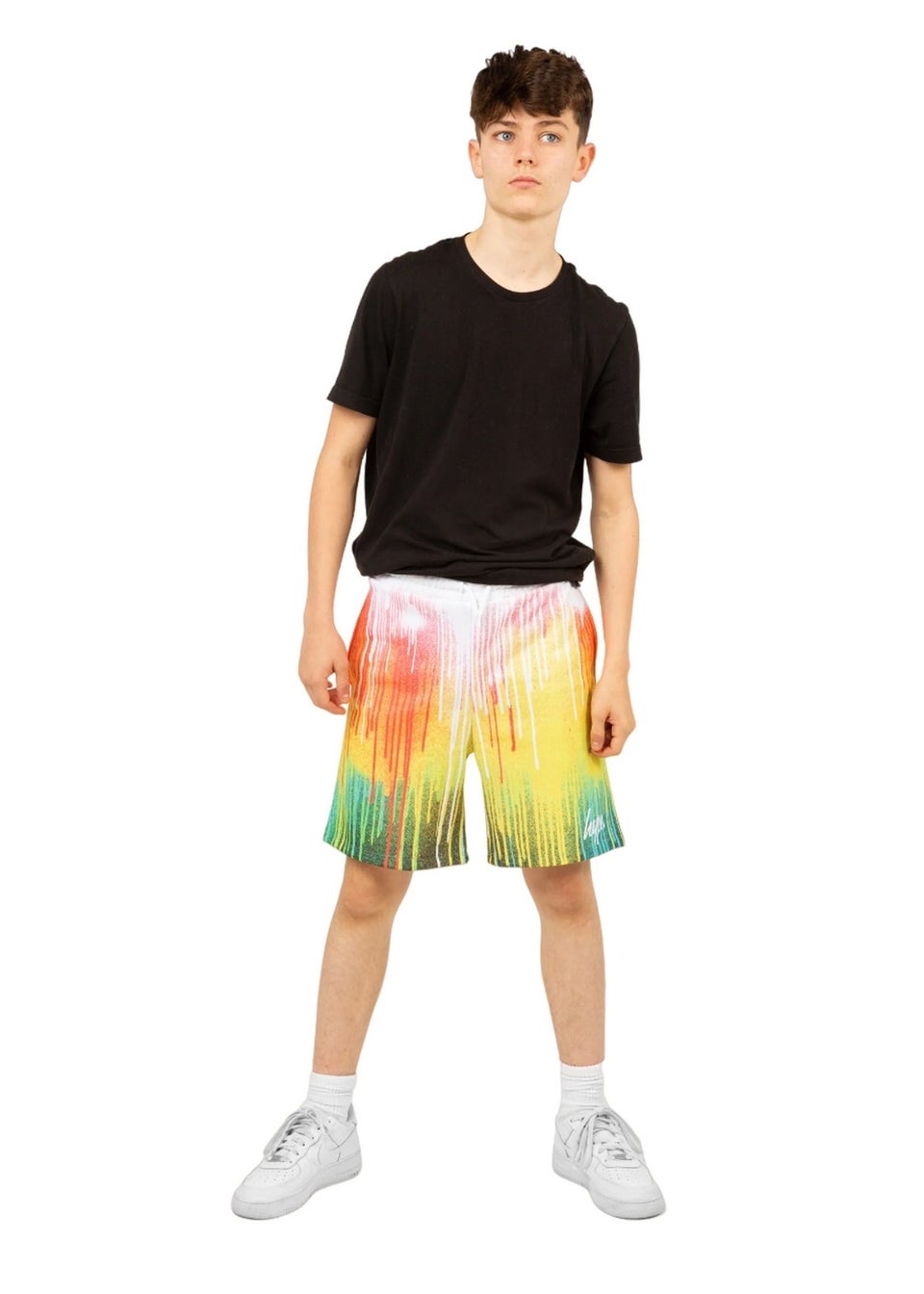Hype Boys Multi Bright Drip Shorts (3-16yrs)