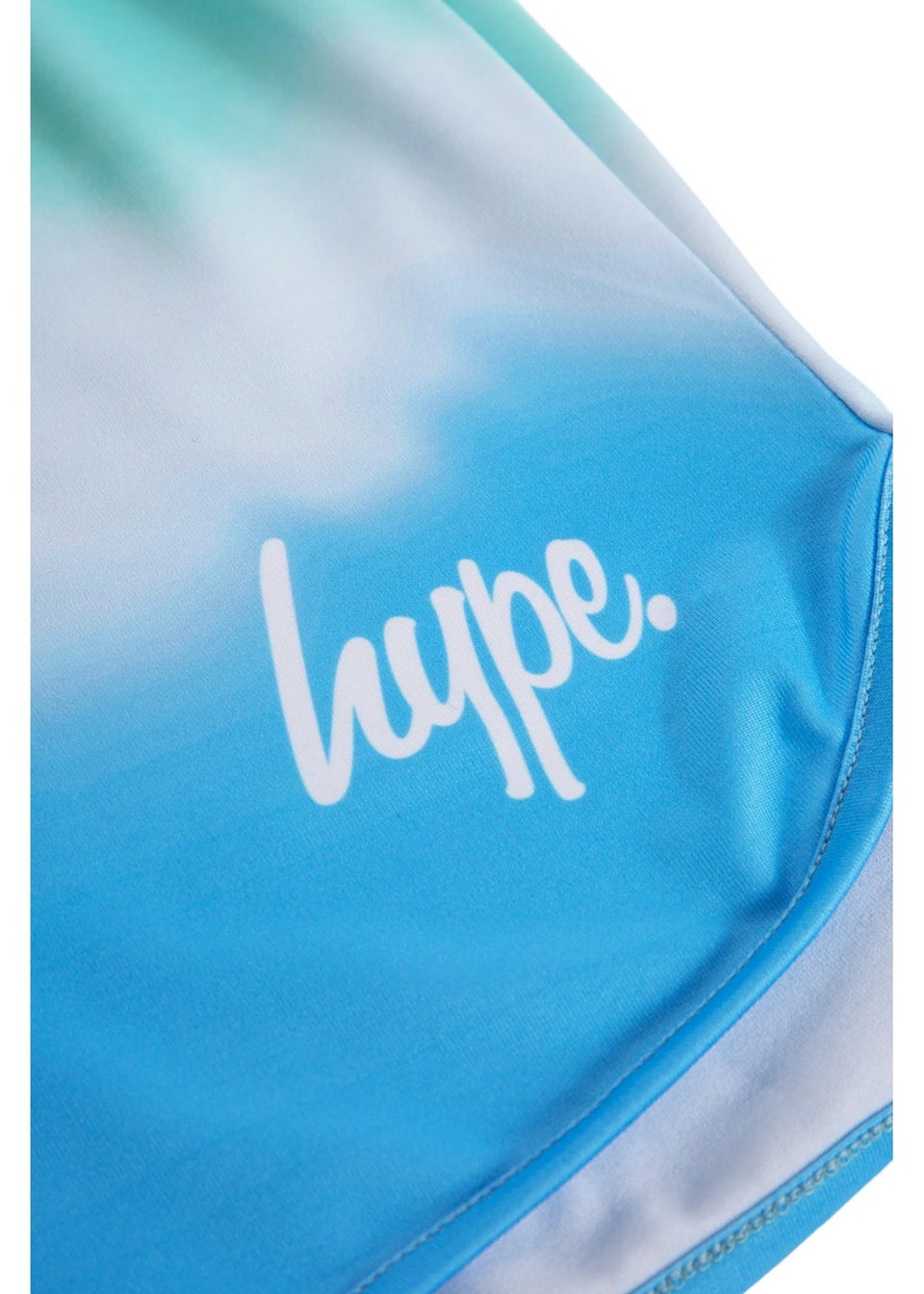 Hype Kids Mint Blur Script Shorts (3-16yrs)