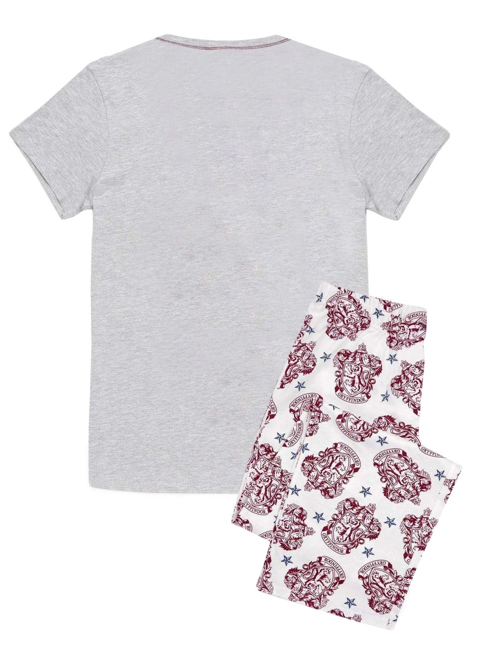 Harry Potter Grey Gryffindor Long Pyjama Set