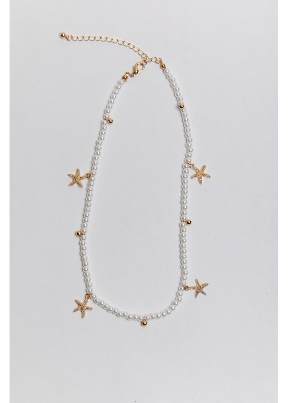 Madein Pearl Starfish Necklace
