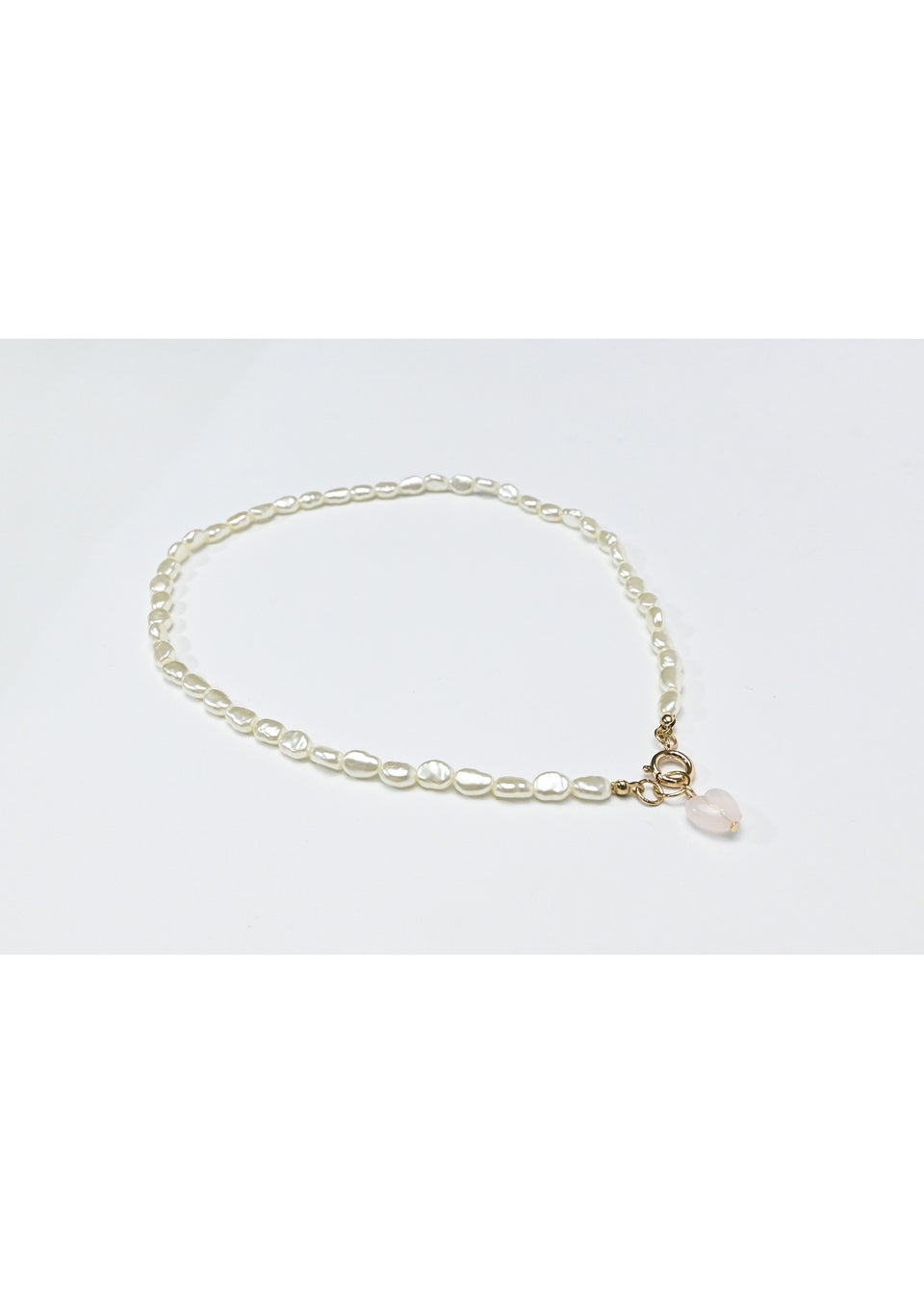 Madein Ivory Pearl Heart Necklace
