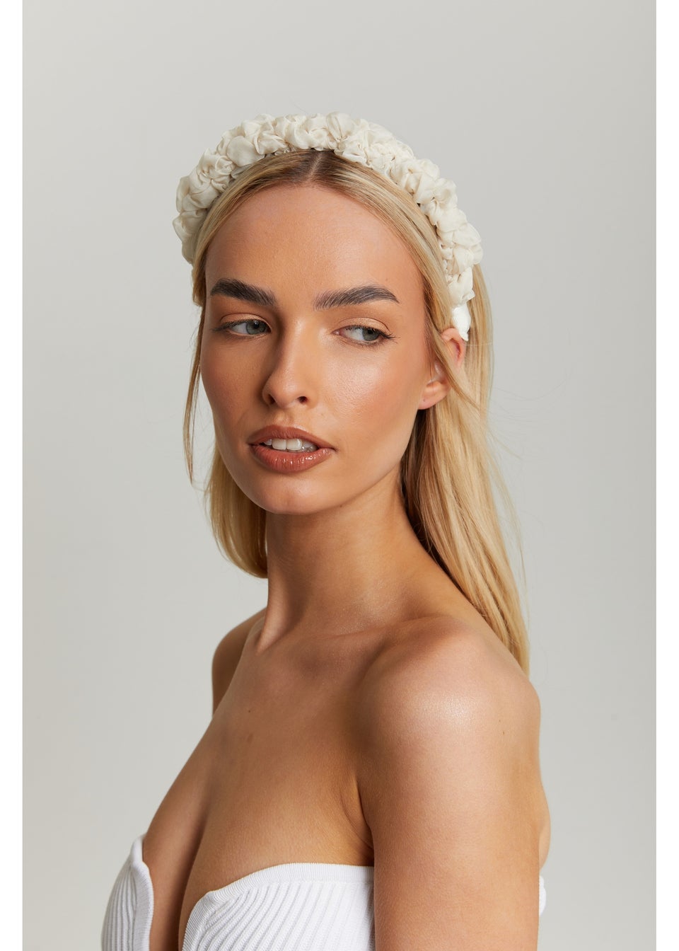 Madein Ivory Floral Headband