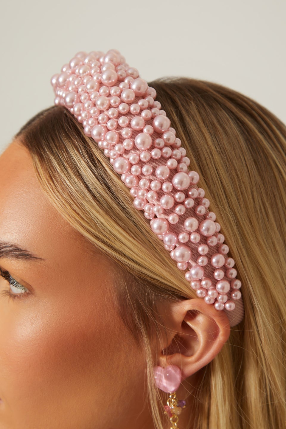 Madein Blush Pink Pearl Headband