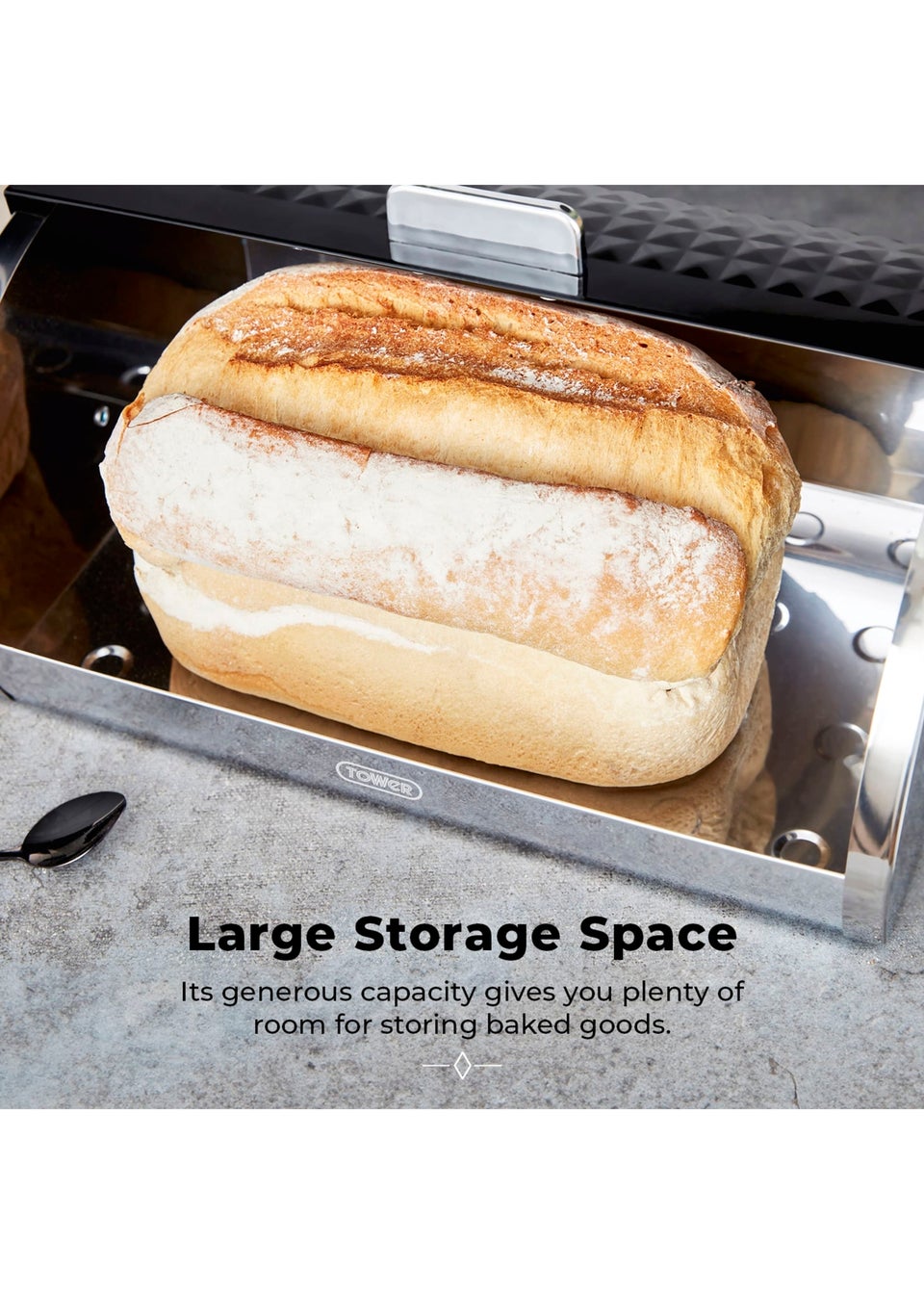 Tower Solitaire Bread Bin