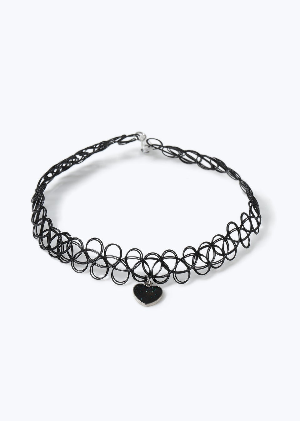 Black Mood Heart Choker