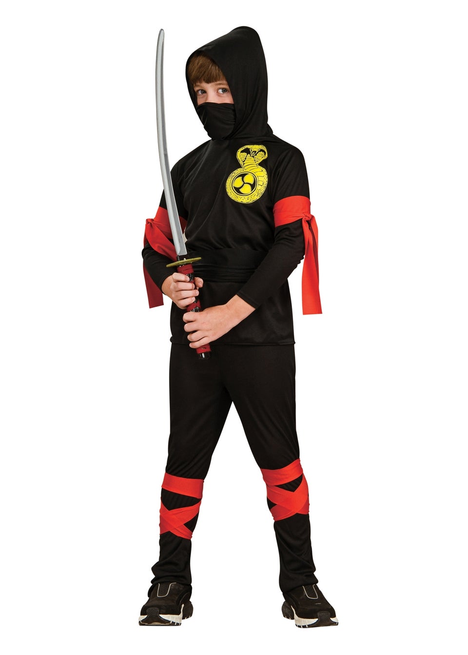 Rubies Kids Ninja Fancy Dress Costume (4-14 yrs)