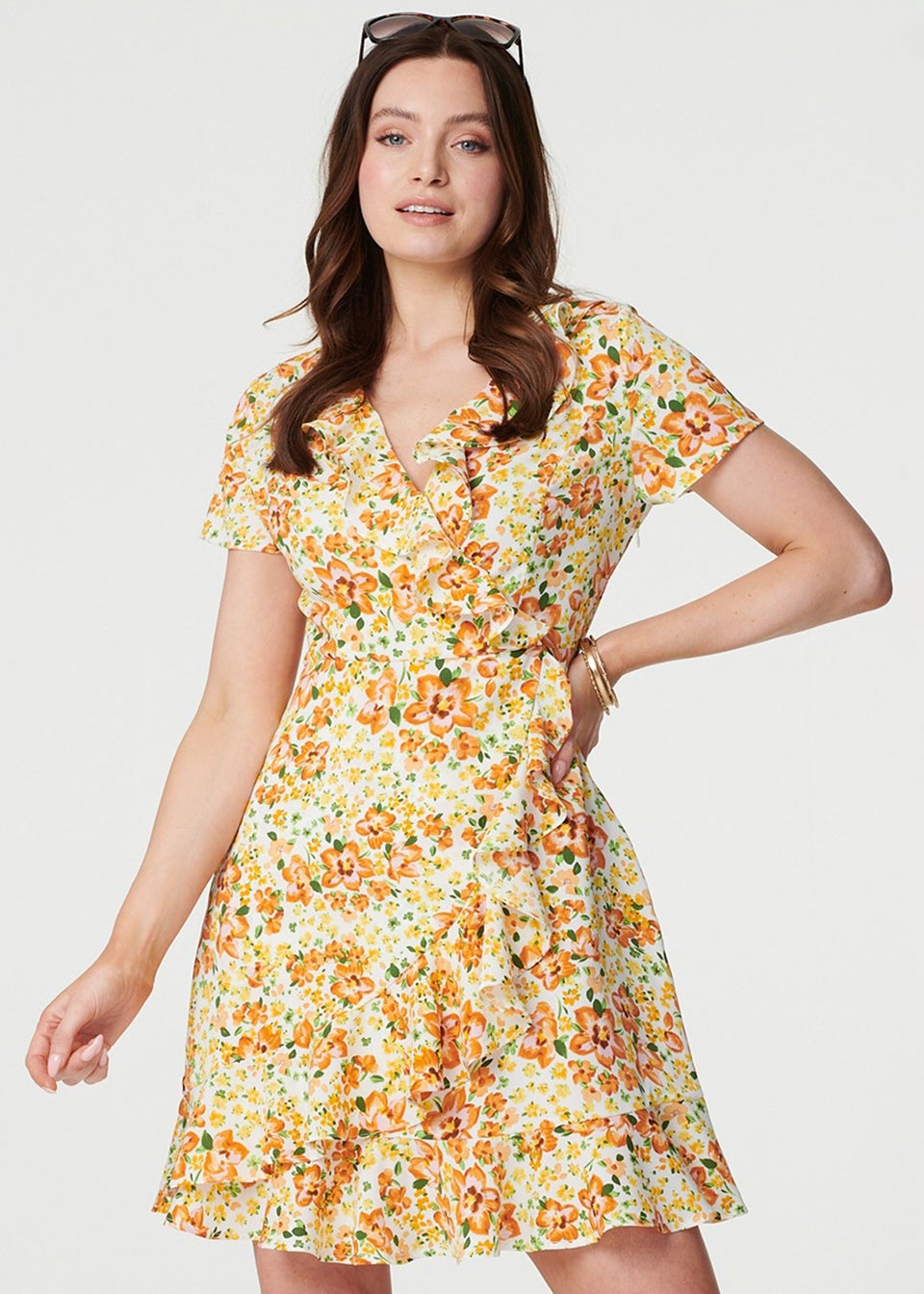 Matalan yellow floral dress shop