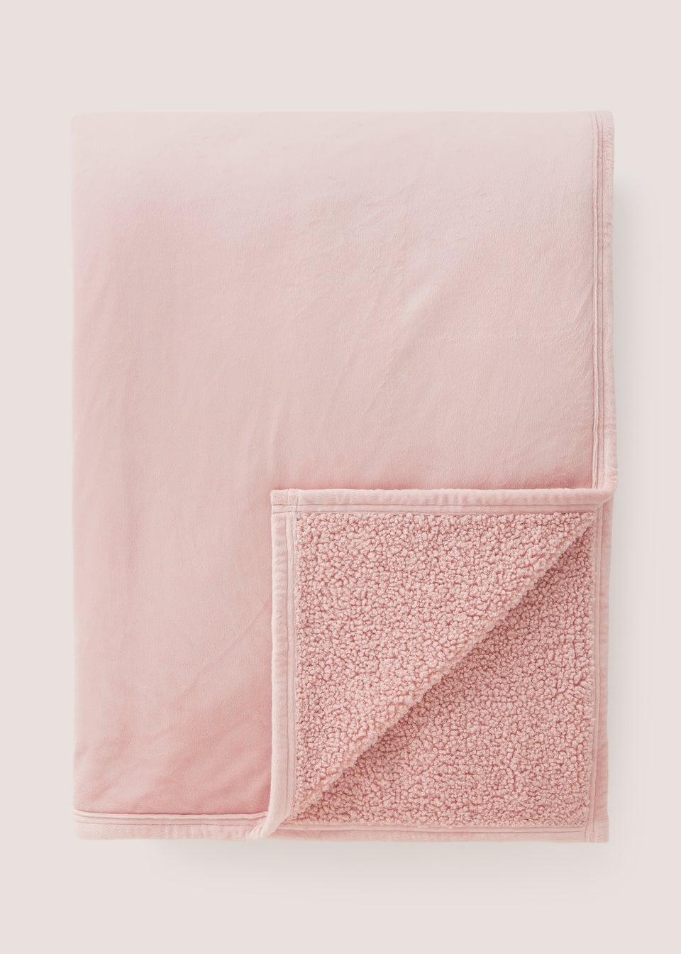 Pink Boucle Bedspread (200cm x 220cm)