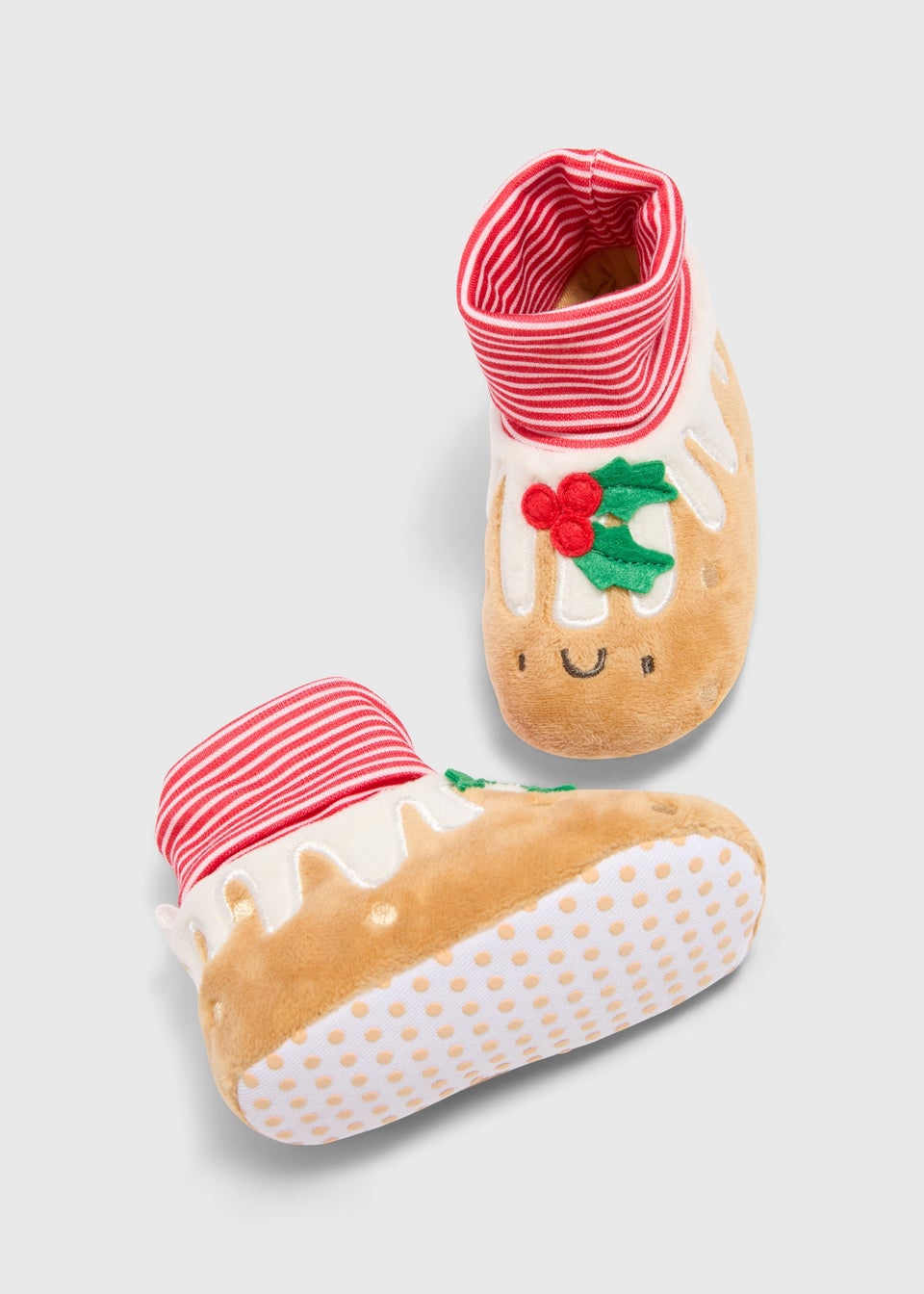 Baby Beige Pudding Sock Boot Newborn 18mths Matalan