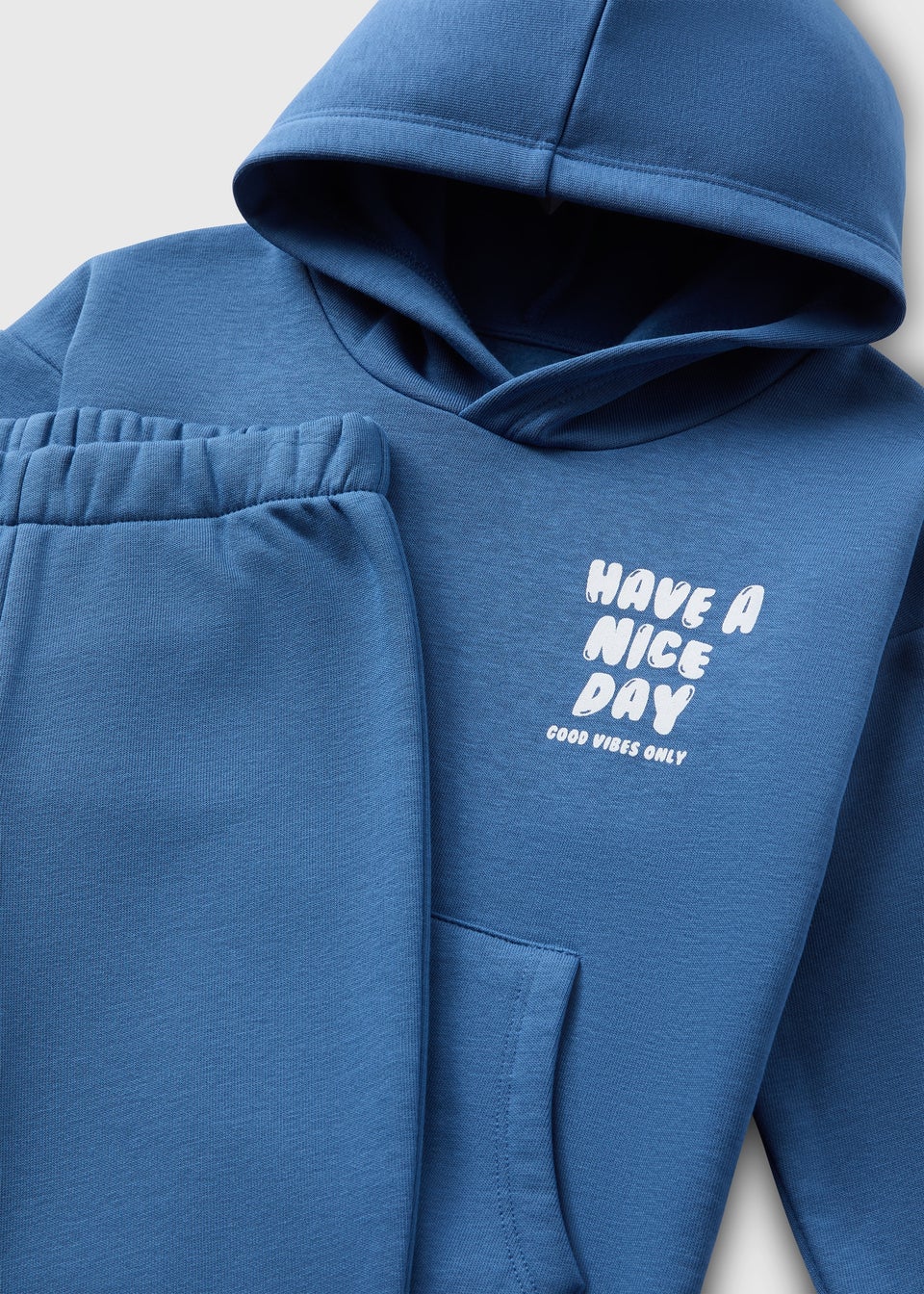 Boys Blue Hoodie Jogging Bottoms Set 1 7yrs Matalan