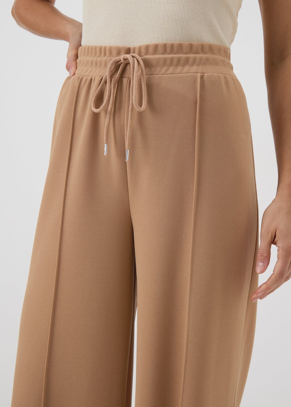 Camel Seam Detail Trousers