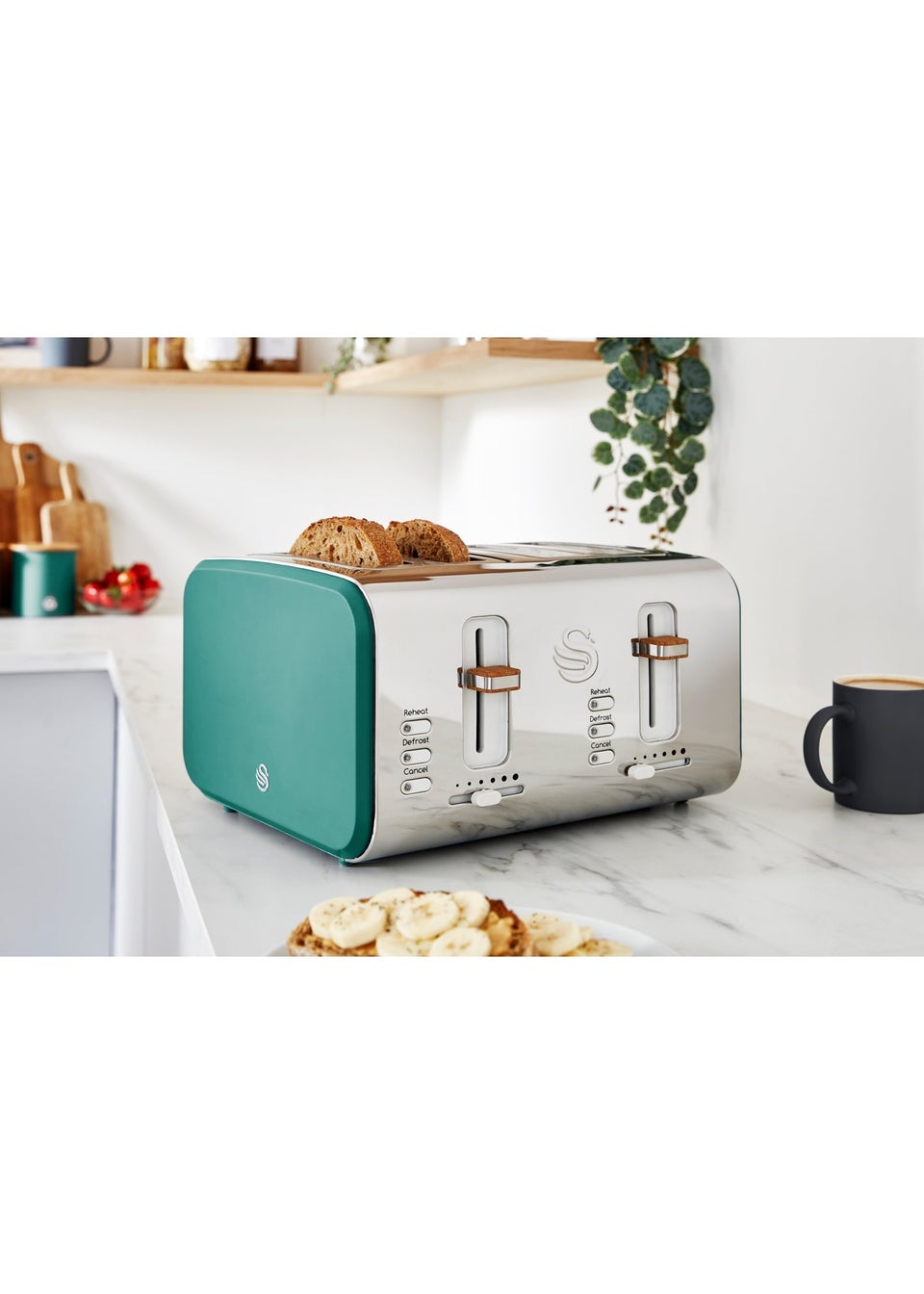 Swan 4 Slice Nordic Style Toaster