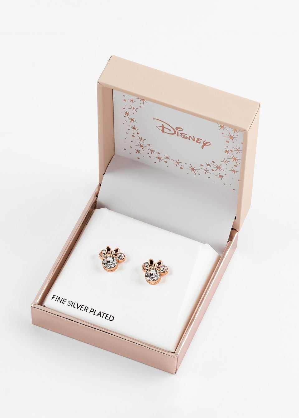 Disney Minnie Mouse Rose Gold Silver Plated Earring Stud