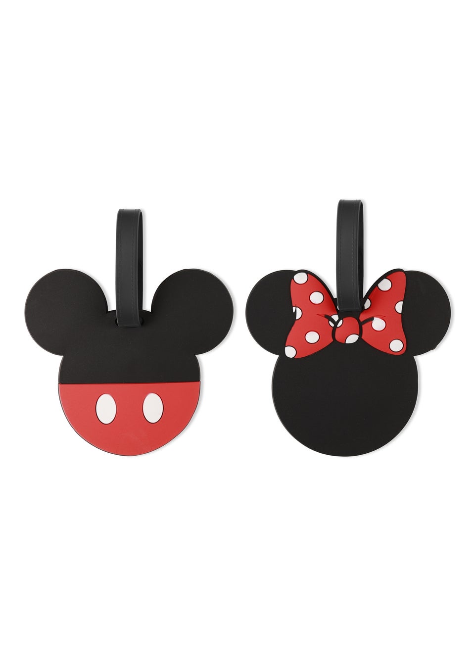 Disney Mickey & Minnie Mouse 2 Piece Luggage Tags
