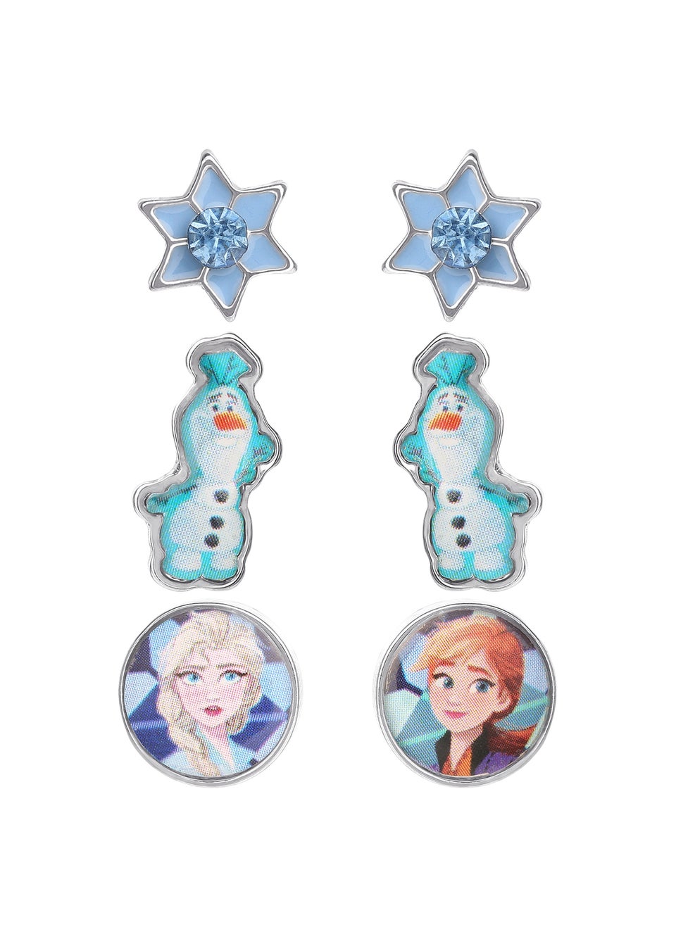 Frozen II Multicoloured Enamel Costume Multi Earring set