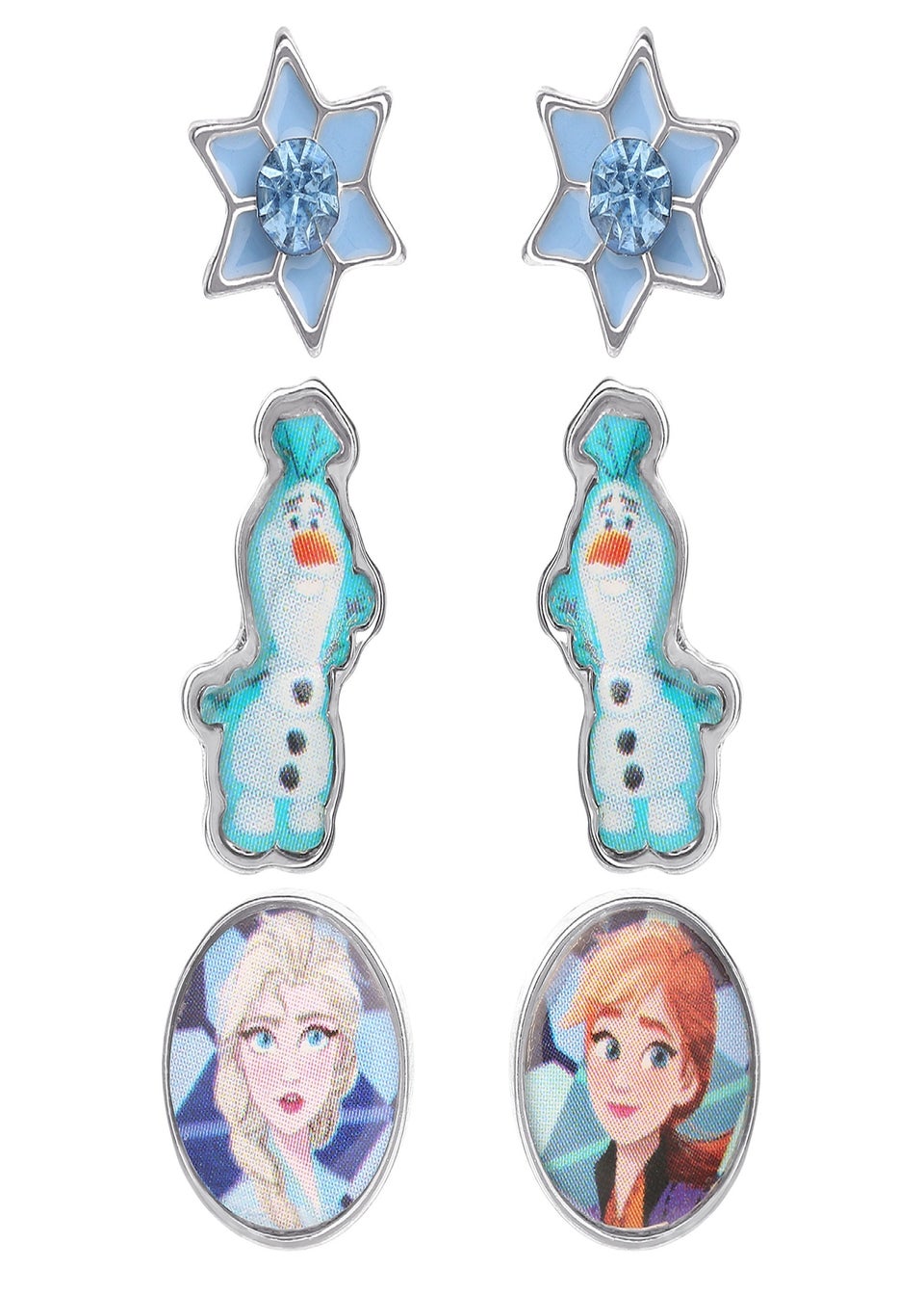 Frozen II Multicoloured Enamel Costume Multi Earring set