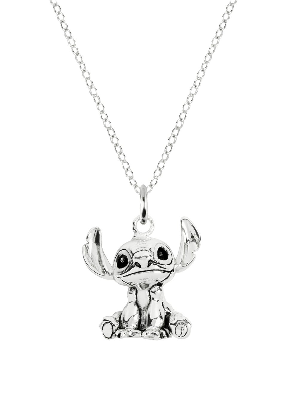Disney Lilo & Stitch Sterling Silver Pendant Necklace