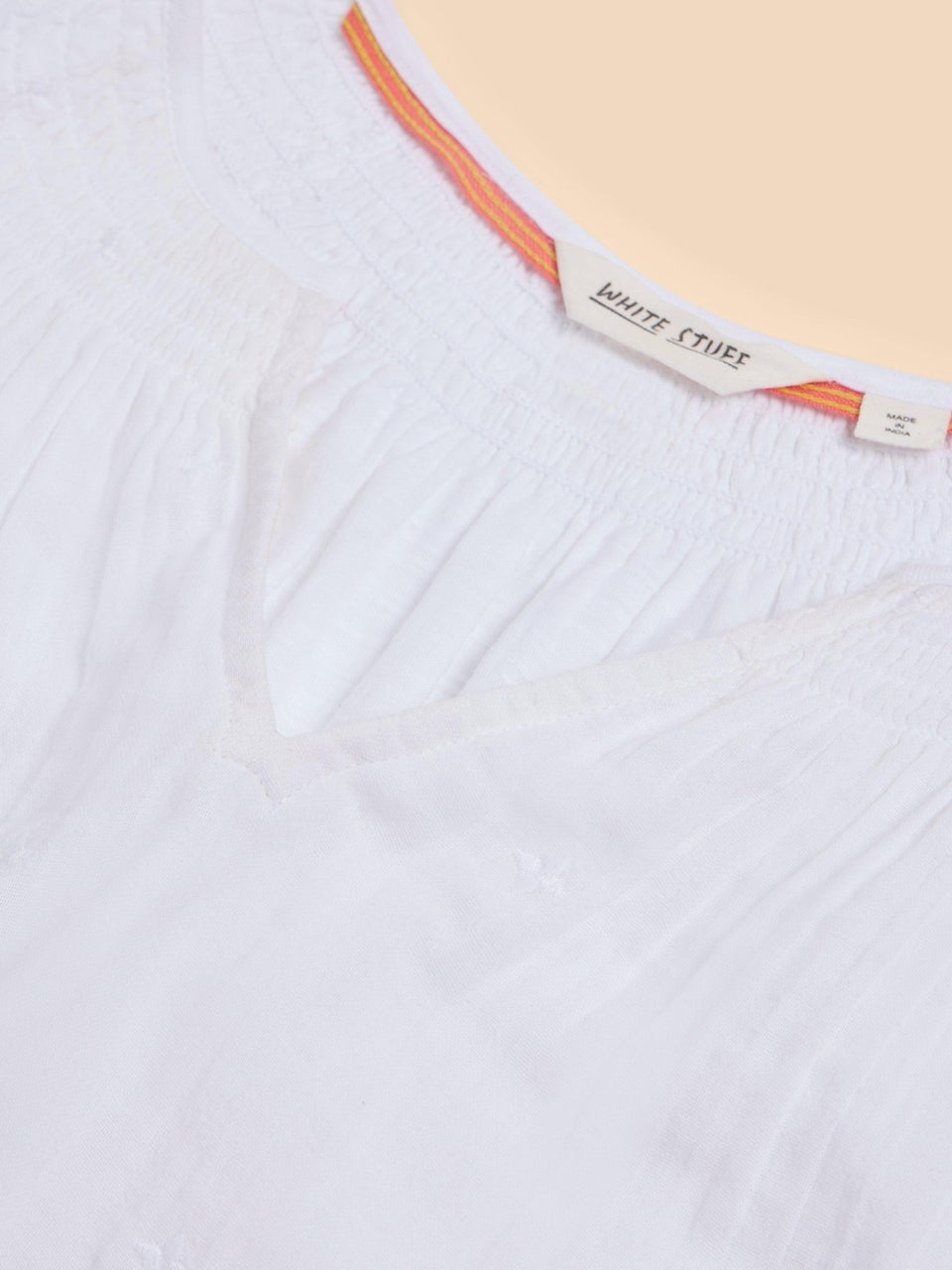 Luella Bestickte Bluse mit Keilausschnitt