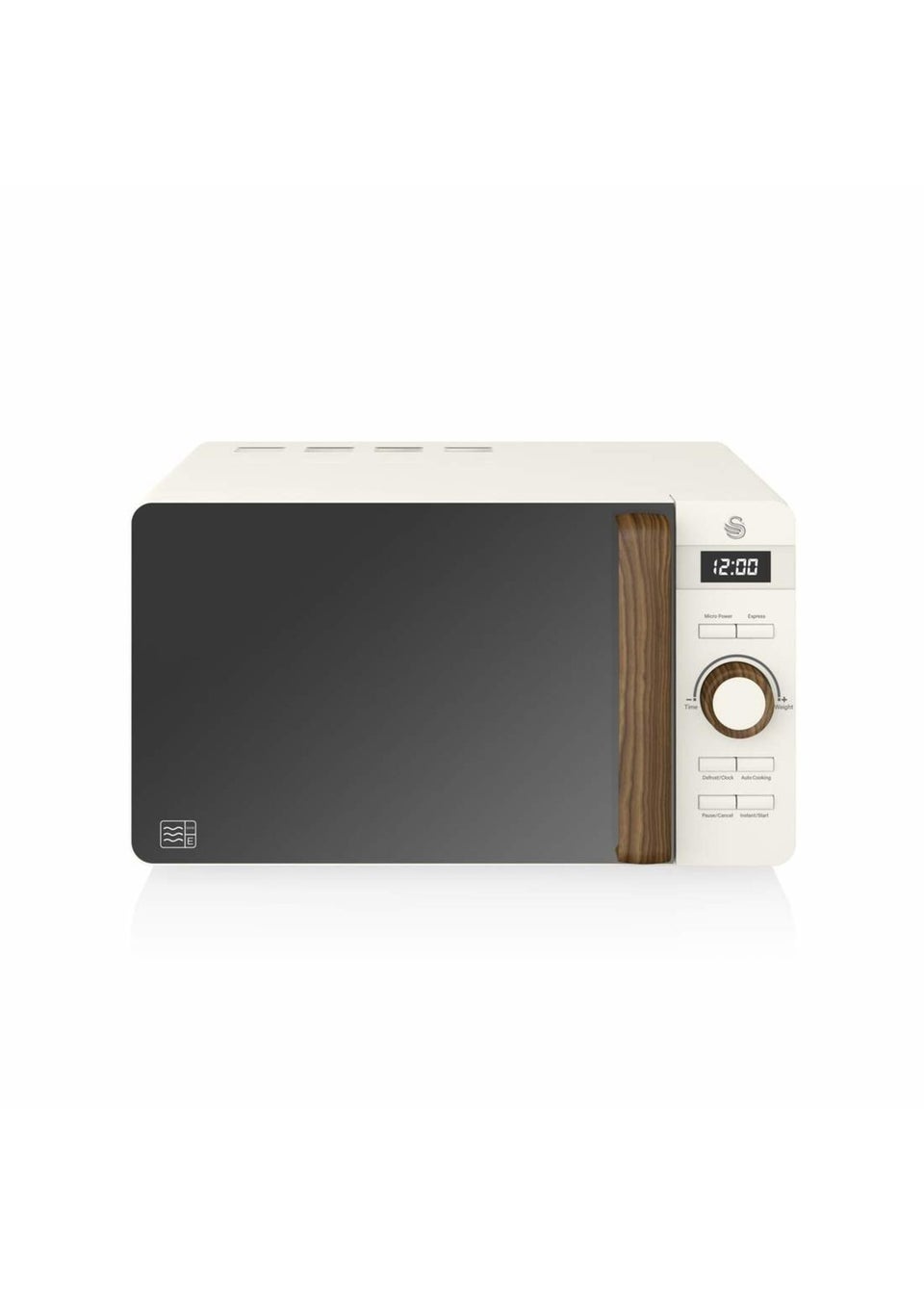 Swan Nordic White Digital Microwave (20L)