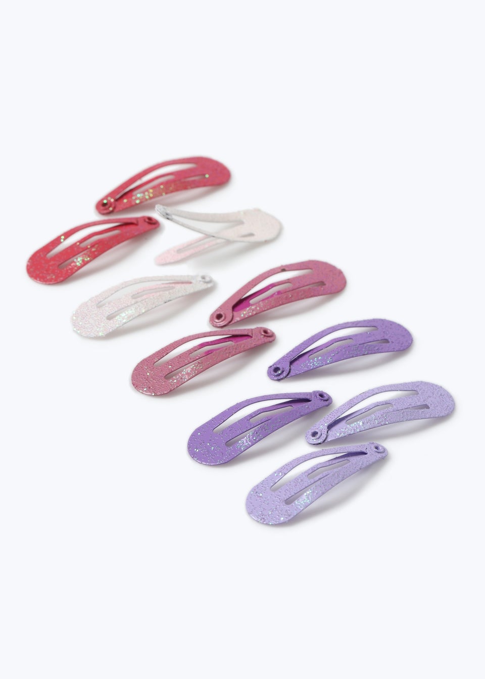 10 Pack Multicolour Mini Hair Clips