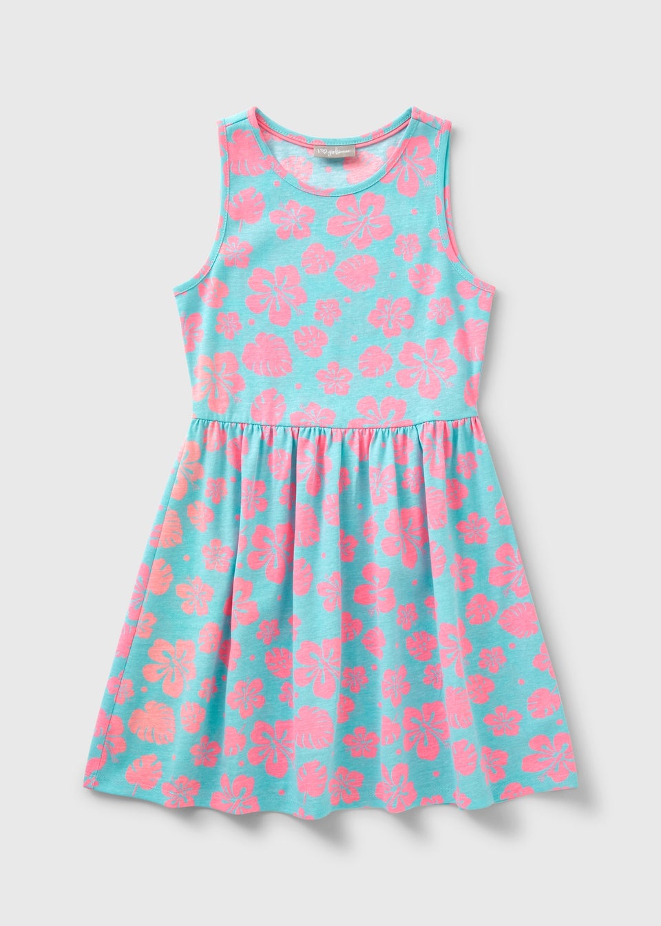 Girls Black Good Vibes Jersey Dress (7-13yrs)
