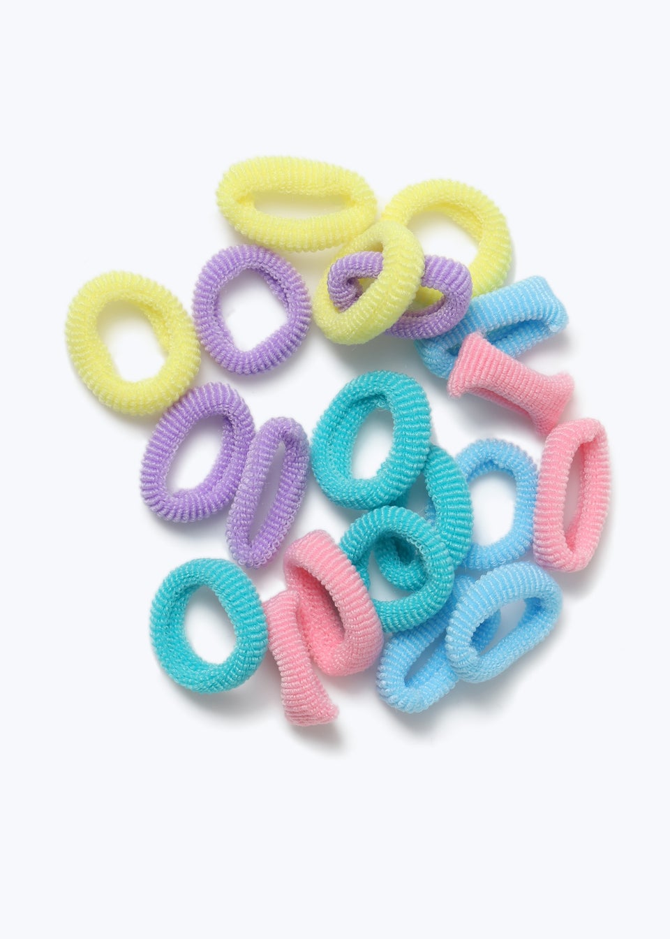 Multicoloured 20 Pack Hair Bobbles