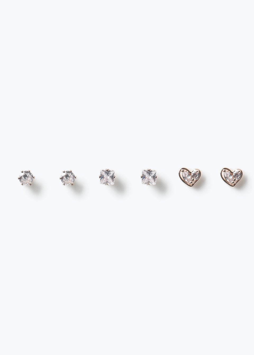 Muse Gold Mixed Stud Earrings