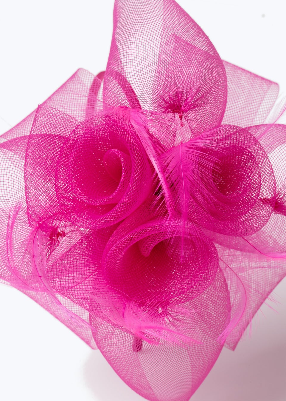Pink Flower Headband Fascinator