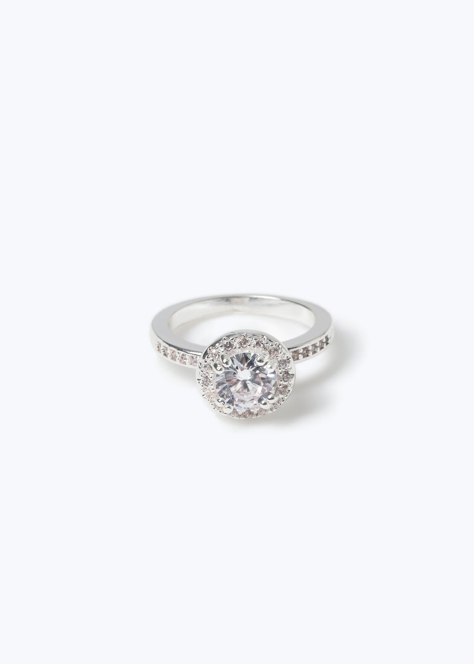 Muse Silver Cubic Zirconia Ring