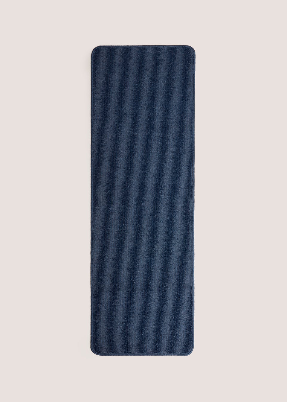 Navy Boucle Loop Runner (50cm x 150cm)