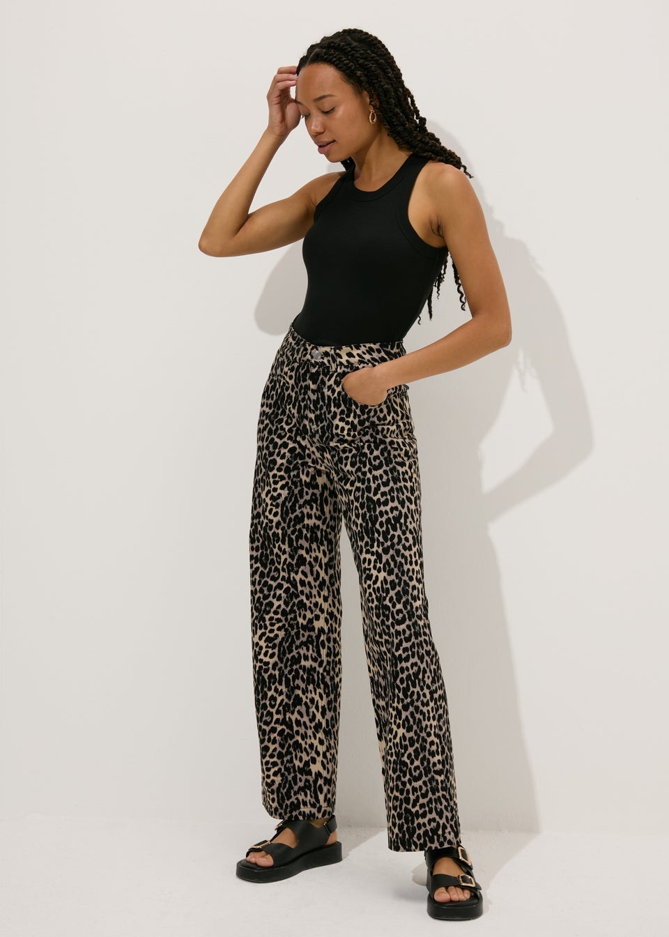 Matalan leopard print leggings discount