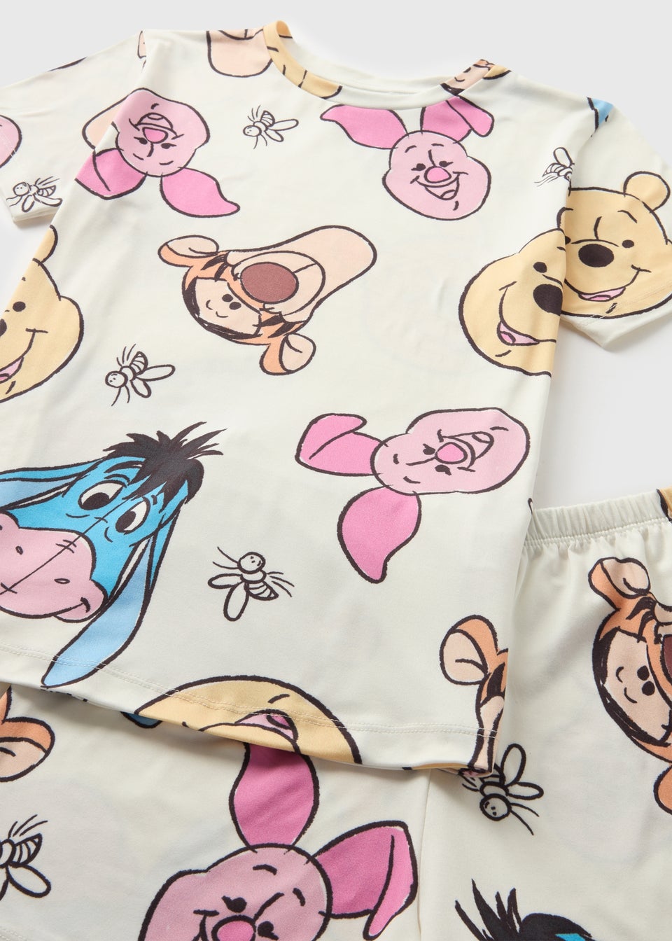 Winnie The Pooh Kids Top Shorts Pyjama Set 3 13yrs Matalan