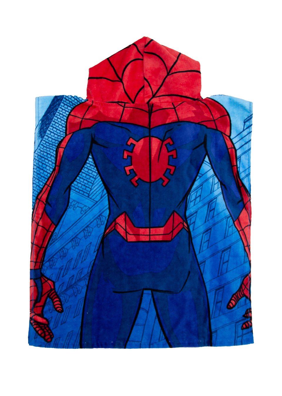 Spiderman Spider City Poncho