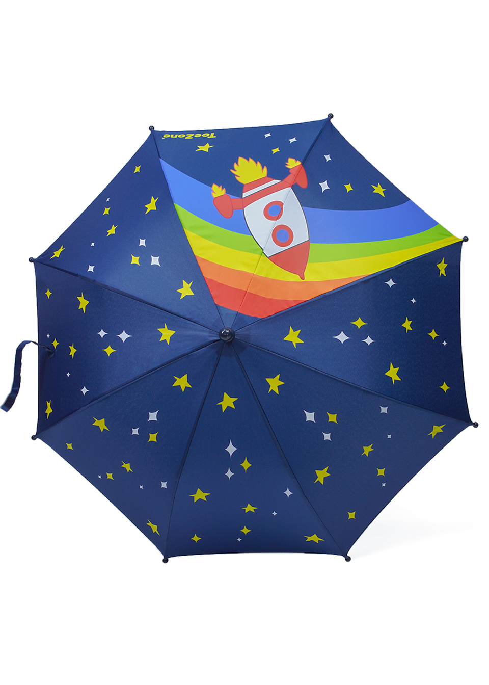 ToeZone Blue Rocket Space Themed Umbrella